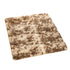 Oikiture Taupe Gradient Shaggy Rug Anti Slip Carpet 160x230cm