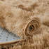 Oikiture Taupe Gradient Shaggy Rug Anti Slip Carpet 160x230cm
