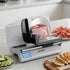 200W Electric Food Slicer with Adjustable Thickness & Stainless Steel Blade