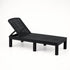 Gardeon Sun Lounge Outdoor Folding Recliner Patio Pool Beach Chair Rattan Black