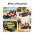 Gardeon Sun Lounge Outdoor Folding Recliner Patio Pool Beach Chair Slatted Black