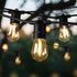 20M Solar LED Festoon String Lights Christmas Waterproof