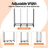 Firewood Rack 120cm Wood Rack 3 Sizes Firewood Storage with Tools Black