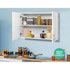 Wall Cabinet Storage Unit 2 Door Adjustable Shelf Kitchen Bathroom White