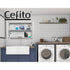 Wall Cabinet Storage Unit 2 Door Adjustable Shelf Kitchen Bathroom White