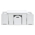 3PCS Kids Table and Chairs Set Storage Toys Play Activity Desk