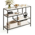 Artiss S‑Shape 4‑Tier Console Table – Marble Finish, Metal Frame, Slim Hallway Design