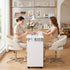 Manicure Table Nail Desk with Built-in Dust Collector Salon Station White