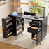 Manicure Table Nail Desk Built-in Dust Collector Salon Station Black 3