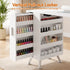 Artiss Manicure Table Nail Desk with Built-in Dust Collector Beauty Salon Station Drawers Shelves Wrist Cushion White