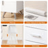 Artiss Manicure Table Nail Desk with Built-in Dust Collector Beauty Salon Station Drawers Shelves Wrist Cushion White