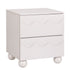 Artiss Bedside Table Nightstand 2 Drawers Storage Side Cabinet Beige