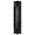 Artiss Corner Bookshelf 6-Tier Shelving with Coat Rack Black