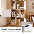 Artiss House Bookshelf 4 Tier Kids Storage Cabinet Shelf Unit White Pine