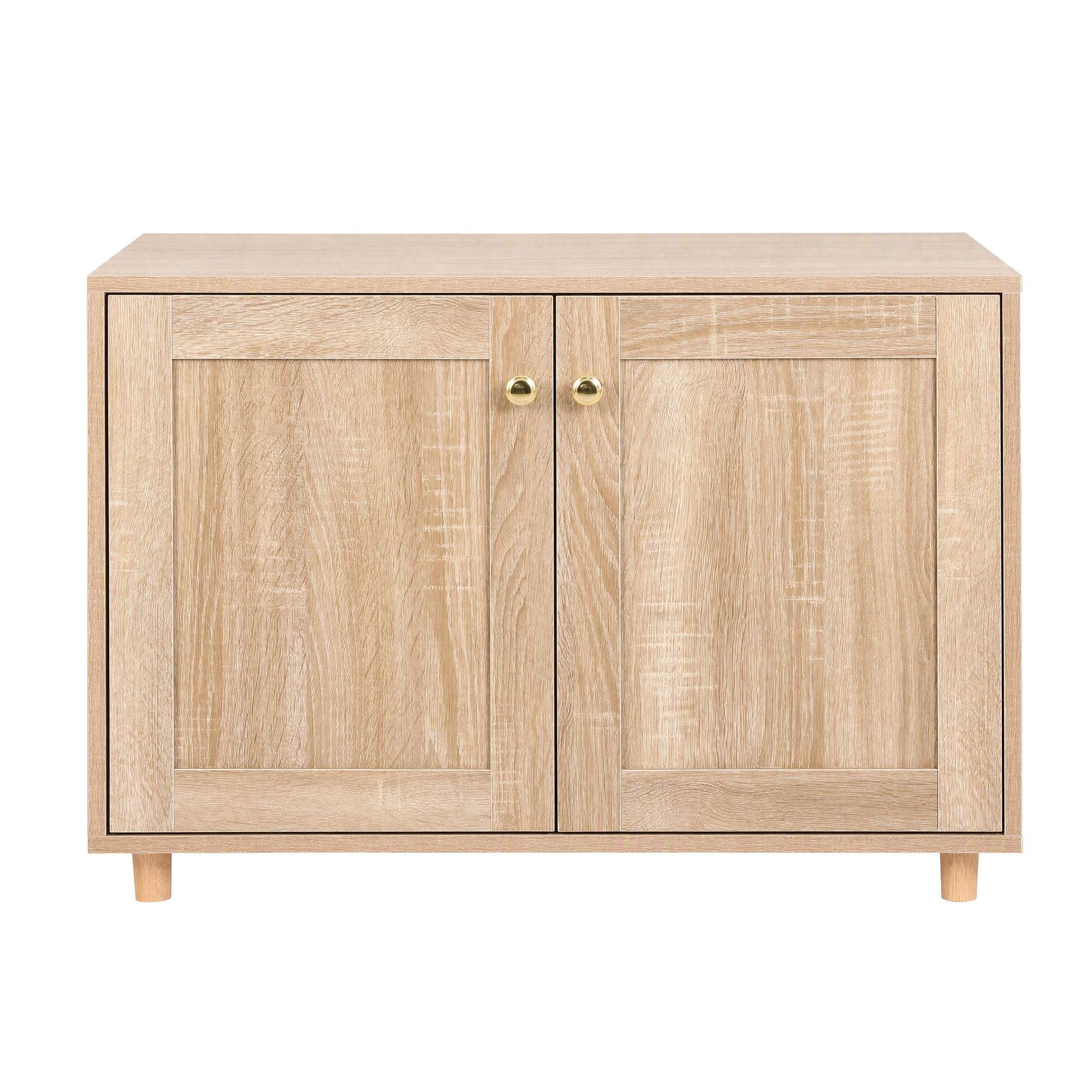Artiss 2-In-1 Coffee Table Pet Cat House Wooden Side Table Storage Cabinet 80x50x55CM