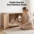Artiss 2-in-1 Coffee Table Pet House Cat Bed Wooden Side Table 80 x 50 x 55cm