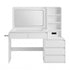 Artiss Dressing Table with LED Mirror, Charging Station & 5 Drawers 140cm White