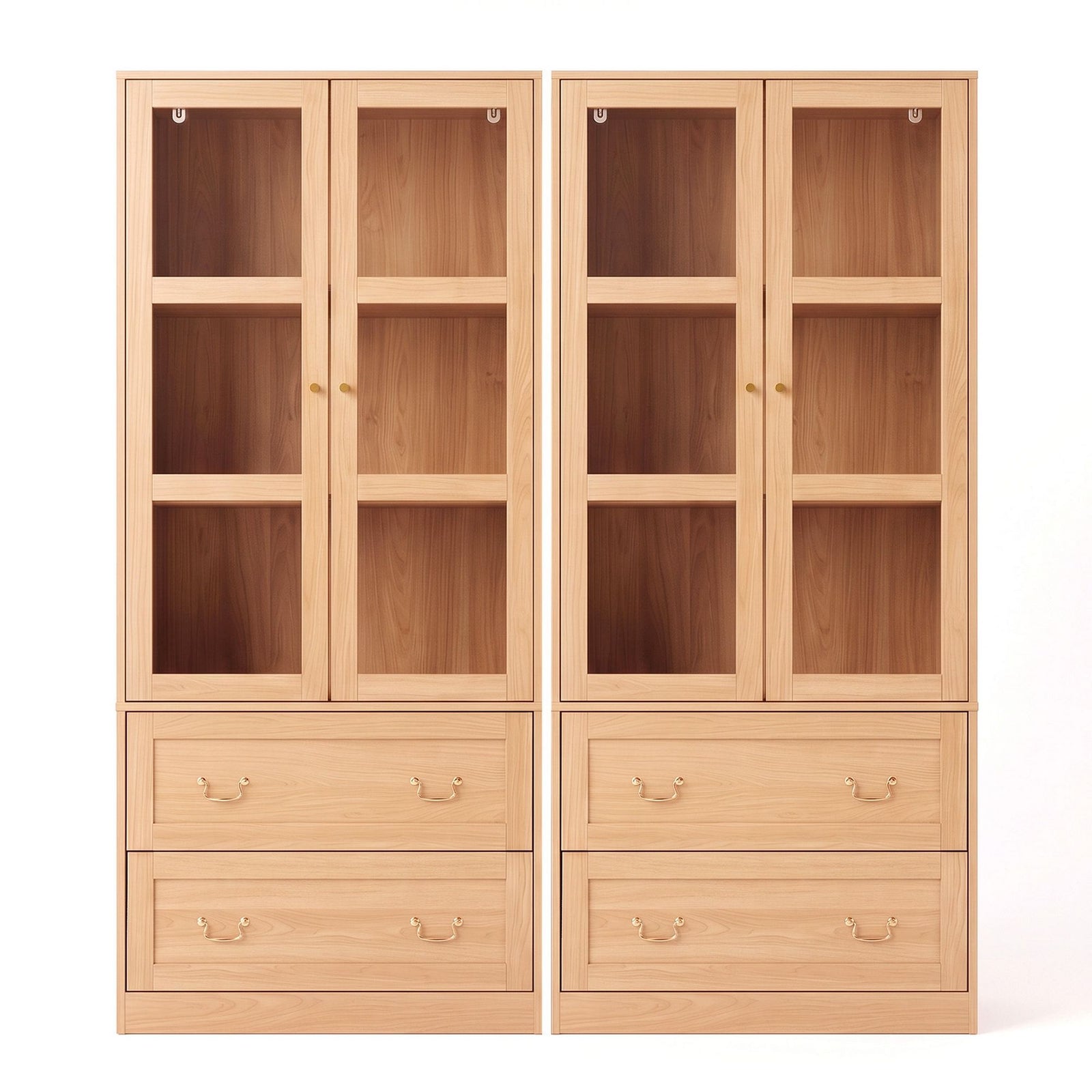 Artiss Buffet Sideboard Cabinets X2 180cm Hutch Storage Kitchen Drawer Door Wood