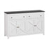 Artiss Buffet Sideboard Storage Cabinet Kitchen Cupboard 2 Drawers 140CM Black