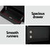 Set of 2 LED Bedside Tables with Drawer, Shelves & 16‑Colour Light Remote Control