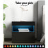 Set of 2 LED Bedside Tables with Drawer, Shelf & 16‑Colour Light Remote Control