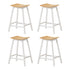 Artiss 4x Bar Stools Wooden Chairs Oak