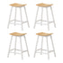 Artiss 4x Bar Stools Wooden Chairs Oak