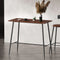 Artiss 120cm Bar Table Rectangular Industrial Oak Wood Steel Frame Kitchen Pub Table
