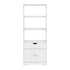 Artiss Bathroom Floor Storage Cabinet with 2 Drawers 3 Open Shelves 2 Doors White