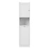 Artiss Tall Bathroom Storage Cabinet with Tilt Out Laundry Hamper White 170cm