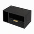 Artiss Floating Bedside Table with Charging Station Black Nightstand 1 Drawer