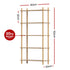 Artiss Bookshelf 5 Tiers Bookcase Display Shelves Wooden Storage Stand Rack Pine