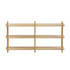 Artiss Bookshelf 3 Tiers Bookcase Display Shelves Wooden Storage Stand Rack Pine