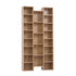Artiss Bookshelf Display Shelves CD DVD Storage Rack Tall Bookcase Oak