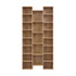 Artiss Bookshelf Display Shelves CD DVD Storage Rack Tall Bookcase Oak