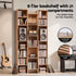 Artiss Bookshelf Display Shelves CD DVD Storage Rack Tall Bookcase Oak