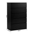 6 Chest of Drawers Tallboy PEPE Black