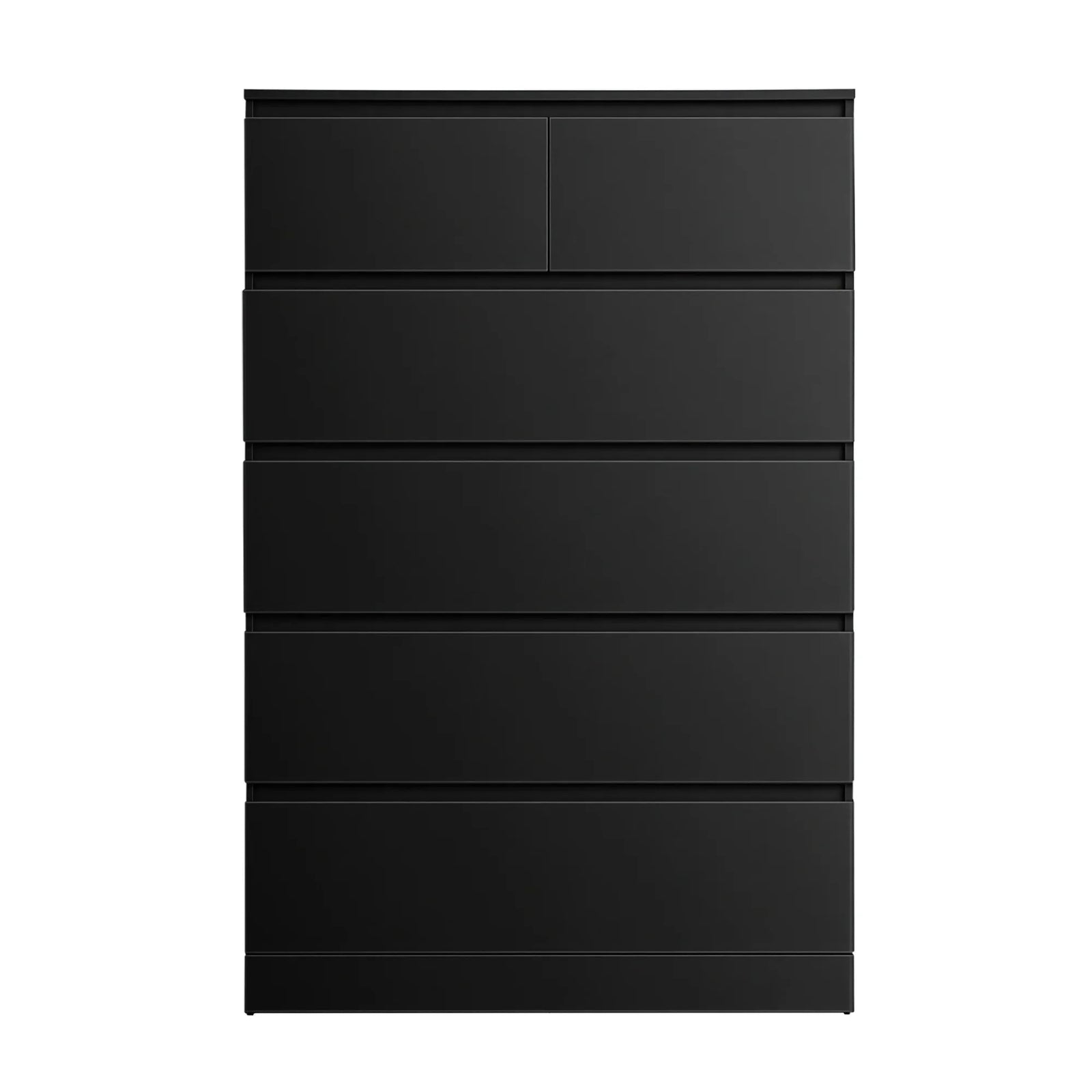 6 Chest of Drawers Tallboy PEPE Black