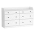 Artiss 6 Chest of Drawers - PETE White