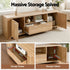 180cm TV Unit Entertainment Unit Storage Drawer Cabinet Pine