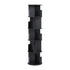 5 Tiers Bookshelf Swivel Bookcase Display Shelves Stand Round Black