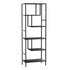 Bookshelf 5 Tiers RHYS Black