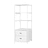 Artiss Bookshelf Display Shelf 2 Drawers 152CM White