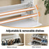 Shoe Rack Cabinet 24 Pairs Adjustable Shelf White