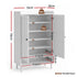 6‑Tier Shoe Cabinet – Adjustable Shelves, 24‑Pair Storage, White