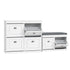 Artiss Shoe Cabinet & Bench Set White – Flip Drawers, 6 Compartments, 105cm