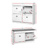 Artiss Shoe Cabinet & Bench Set White – Flip Drawers, 6 Compartments, 105cm
