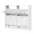 Artiss Shoe Cabinet 4 Flip Drawers Fluted Front Adjustable Shelves 110cm White