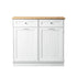 Kitchen Buffet Station – Tilt‑Out 54L Bin, Drawers, Adjustable Cabinet, 100cm