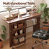 Artiss Folding Sewing Table Sewing Machine Desk Multi-functional Rolling Work Table Craft Station